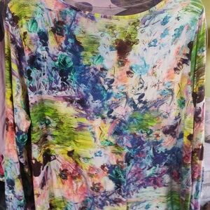 Lightweight Watercolor Chic Top 1x